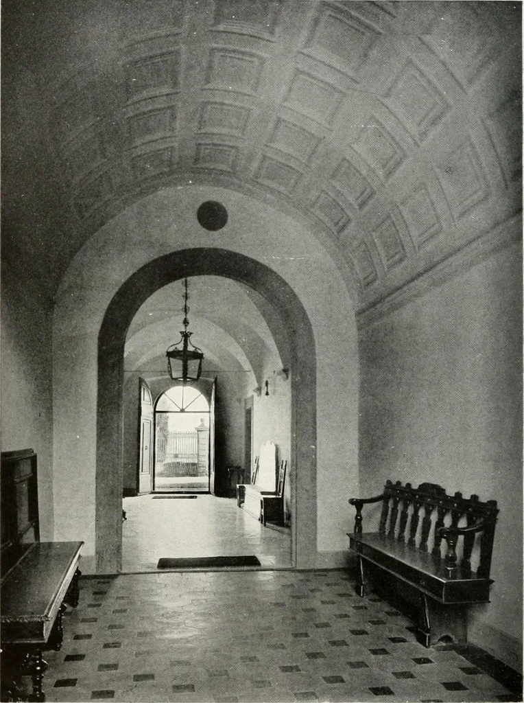 An illustration from Villas of Florence and Tuscany, 1922, leaf 167