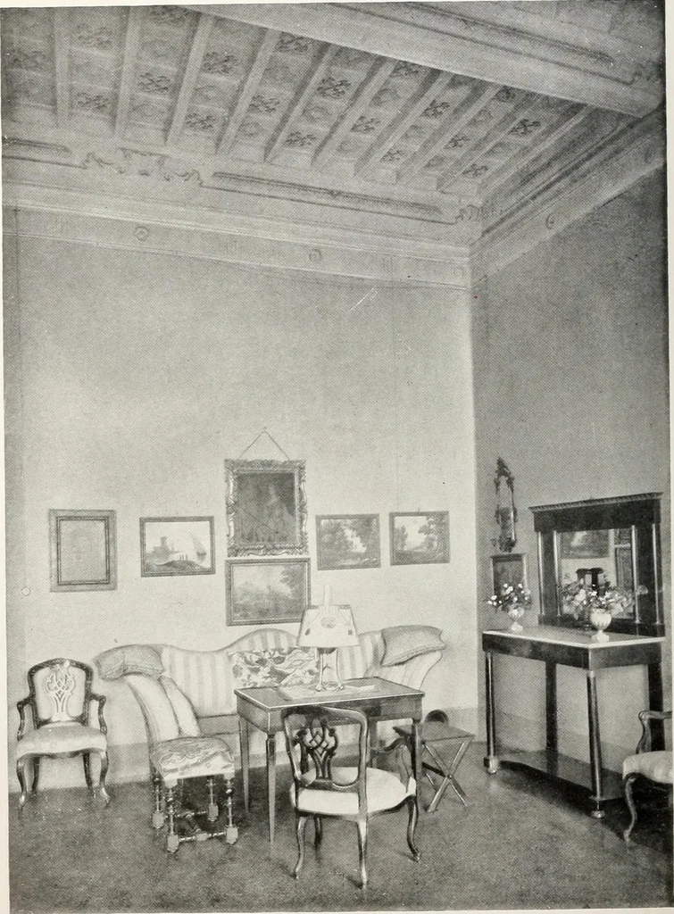 An illustration from Villas of Florence and Tuscany, 1922, leaf 173