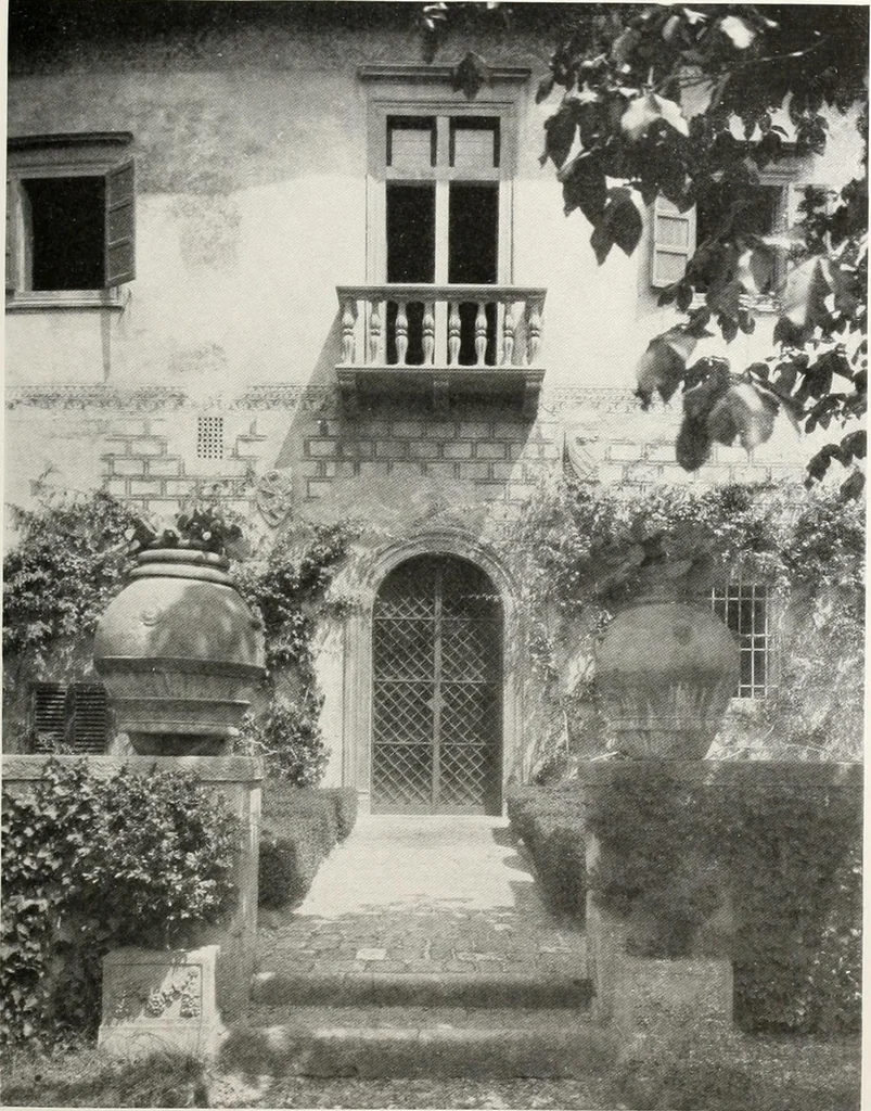An illustration from Villas of Florence and Tuscany, 1922, leaf 190