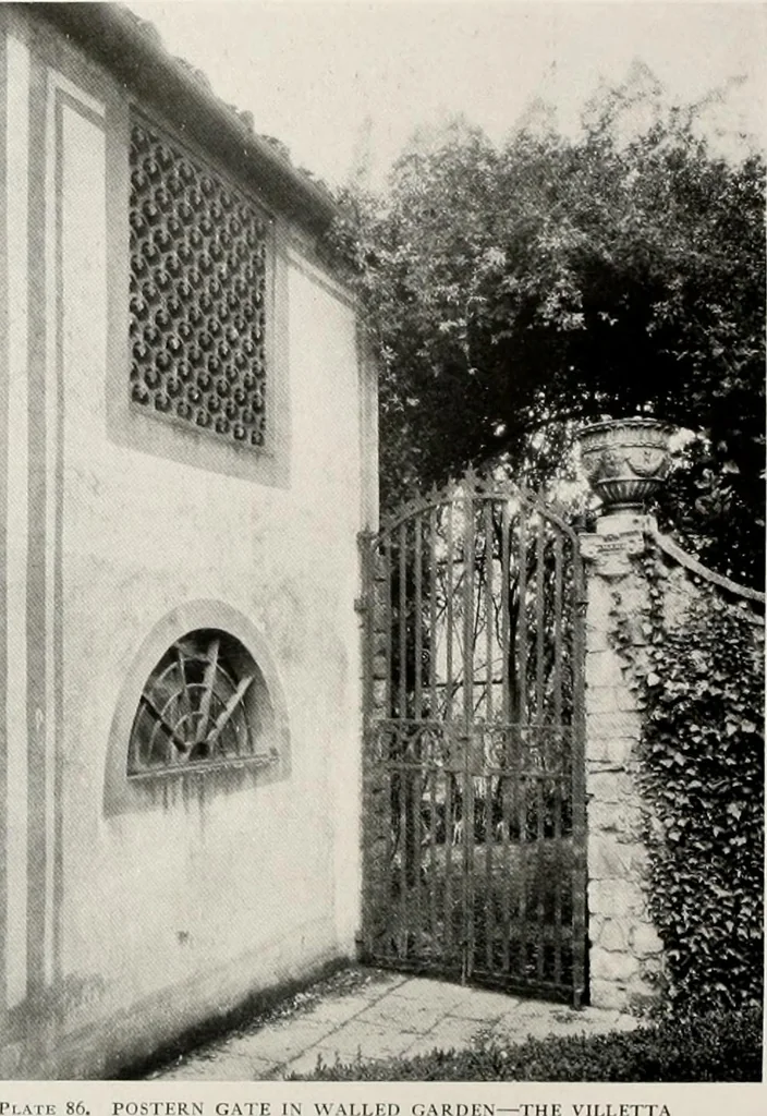 An illustration from Villas of Florence and Tuscany, 1922, leaf 194