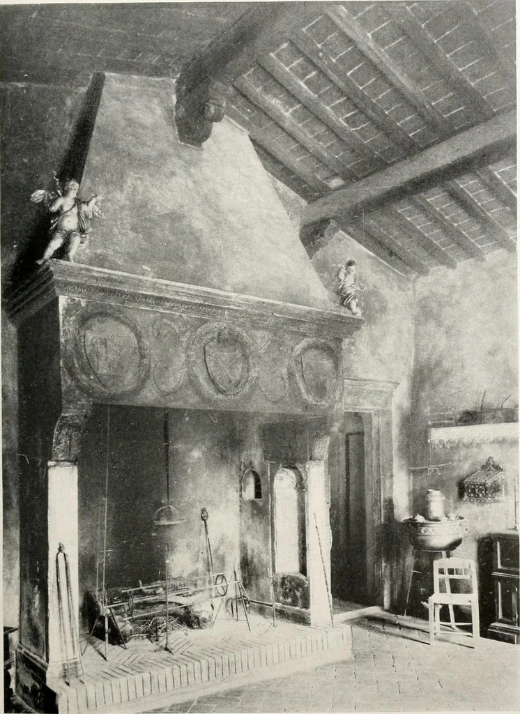An illustration from Villas of Florence and Tuscany, 1922, leaf 198