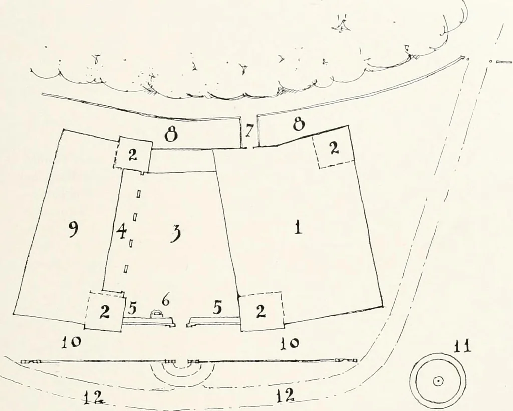 An illustration from Villas of Florence and Tuscany, 1922, leaf 204