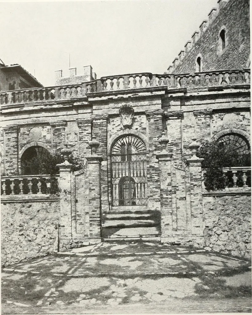 An illustration from Villas of Florence and Tuscany, 1922, leaf 207