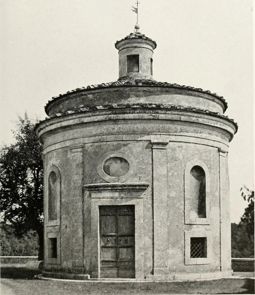 An illustration from Villas of Florence and Tuscany, 1922, leaf 208