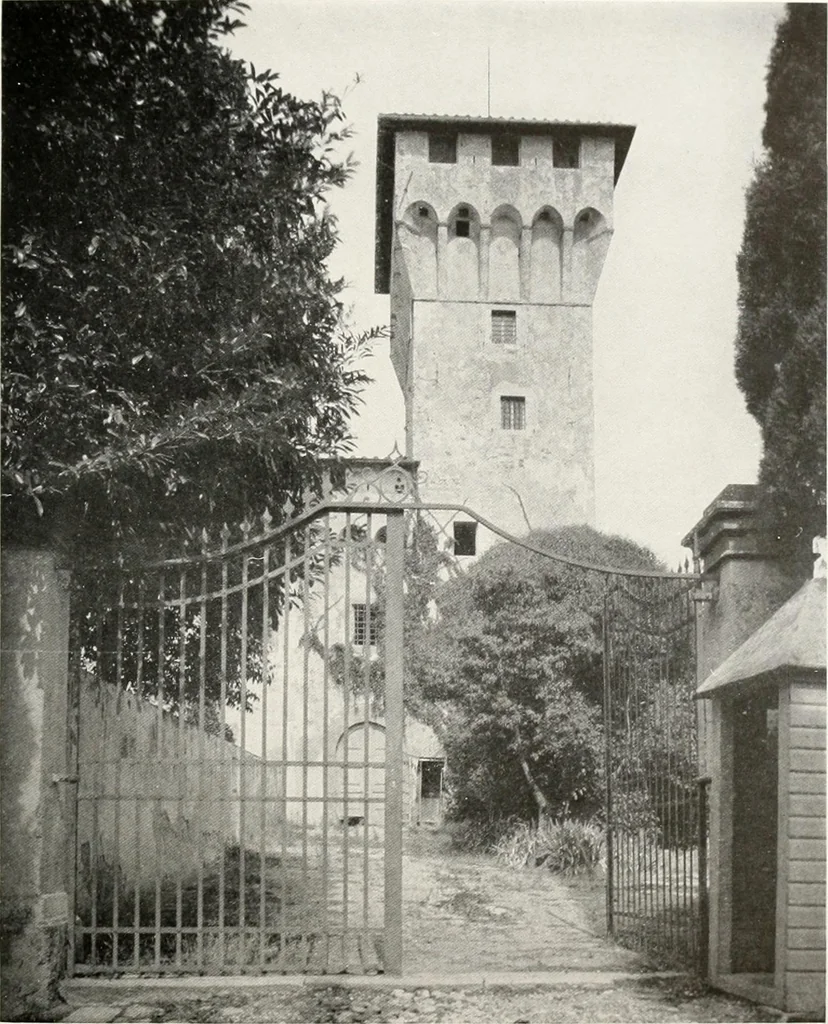 An illustration from Villas of Florence and Tuscany, 1922, leaf 214