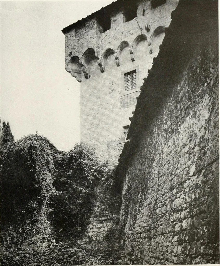An illustration from Villas of Florence and Tuscany, 1922, leaf 216