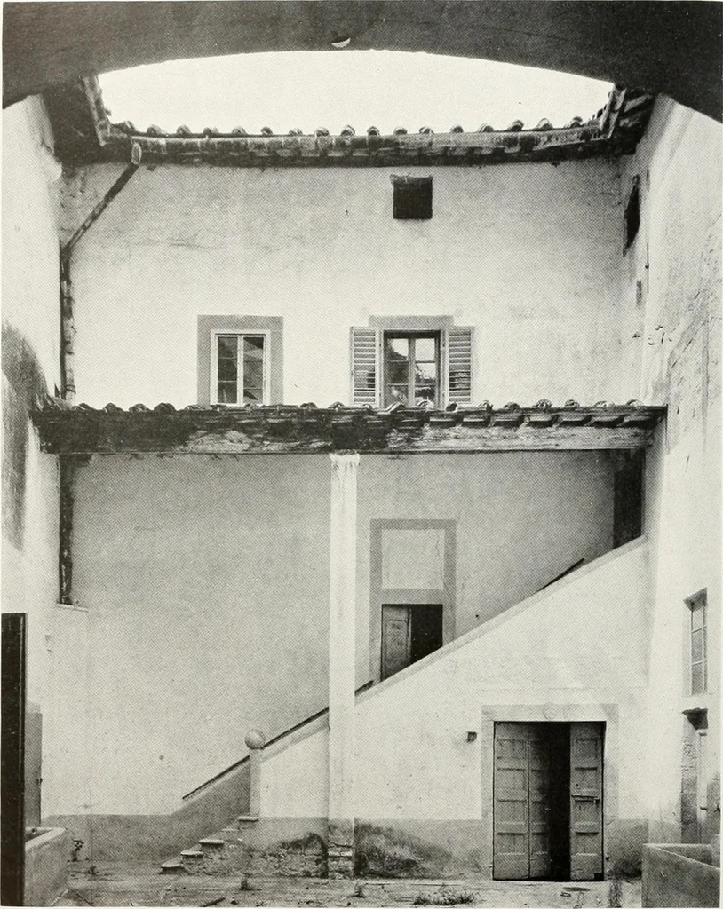 An illustration from Villas of Florence and Tuscany, 1922, leaf 217