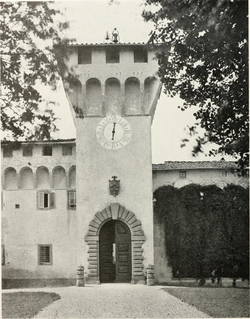An illustration from Villas of Florence and Tuscany, 1922, leaf 225