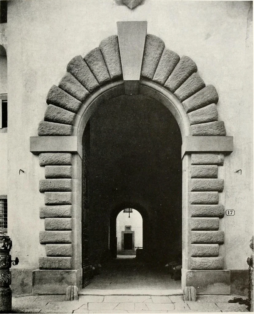 An illustration from Villas of Florence and Tuscany, 1922, leaf 226