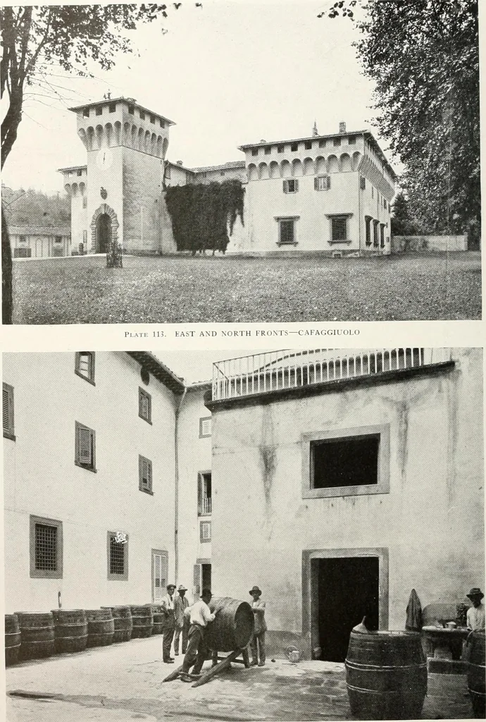 An illustration from Villas of Florence and Tuscany, 1922, leaf 227
