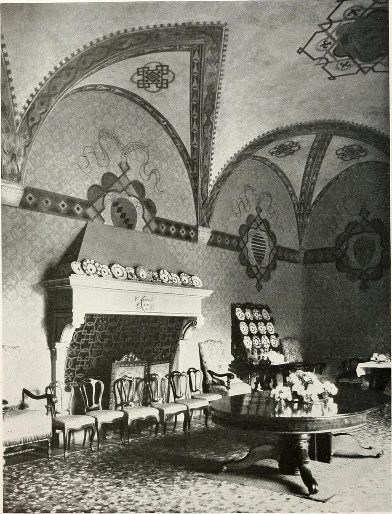An illustration from Villas of Florence and Tuscany, 1922, leaf 229