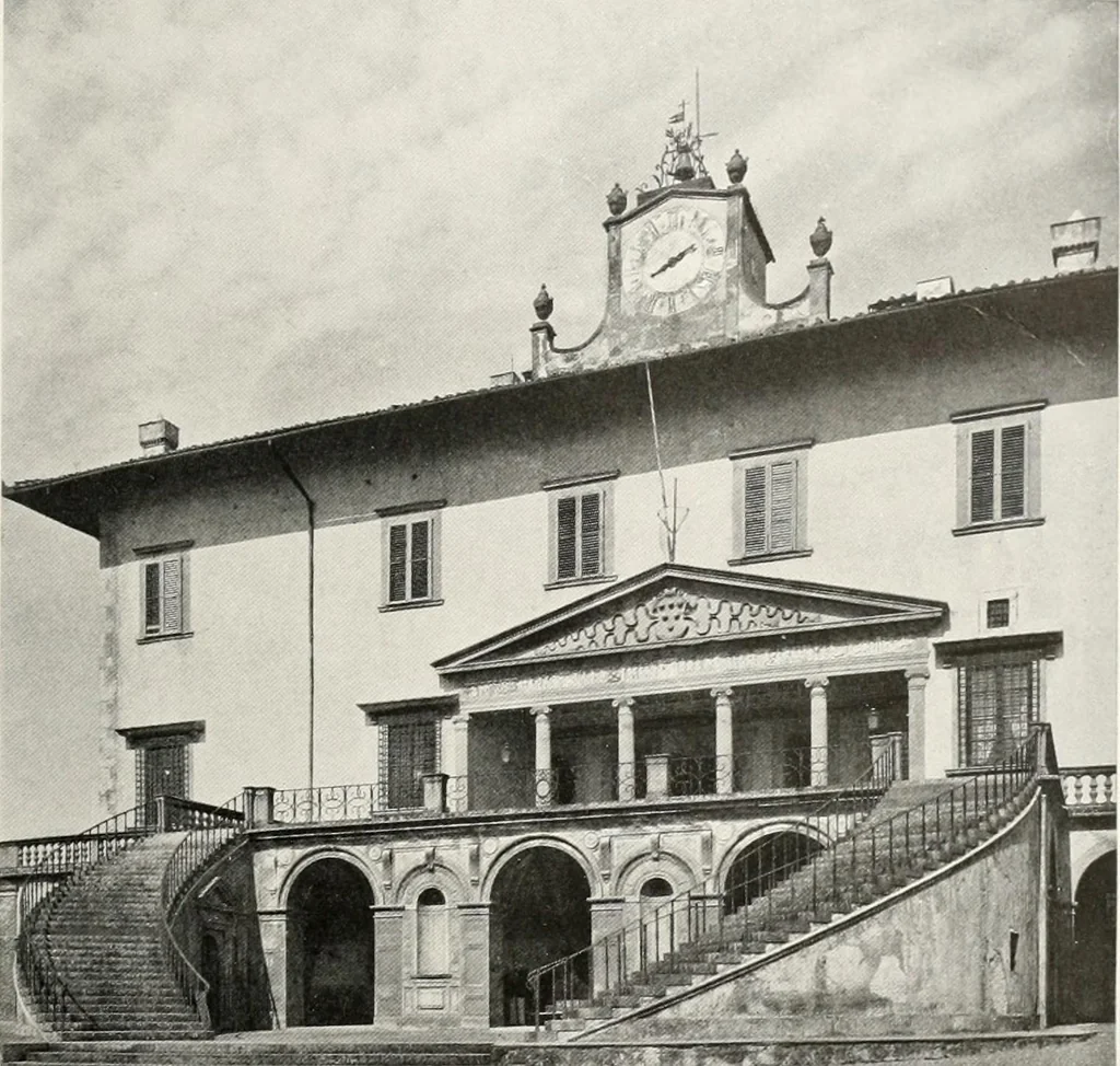 An illustration from Villas of Florence and Tuscany, 1922, leaf 236