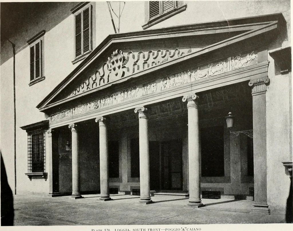 An illustration from Villas of Florence and Tuscany, 1922, leaf 237