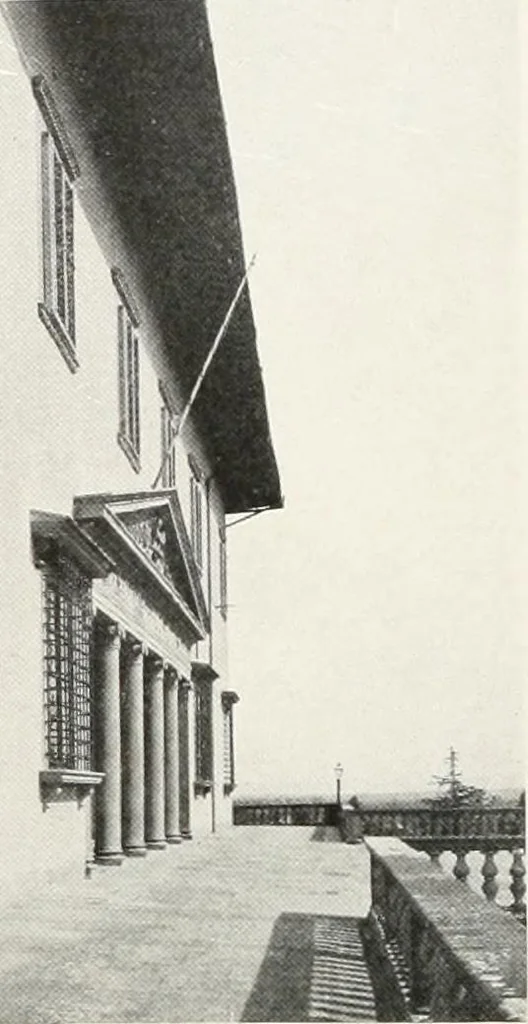 An illustration from Villas of Florence and Tuscany, 1922, leaf 239
