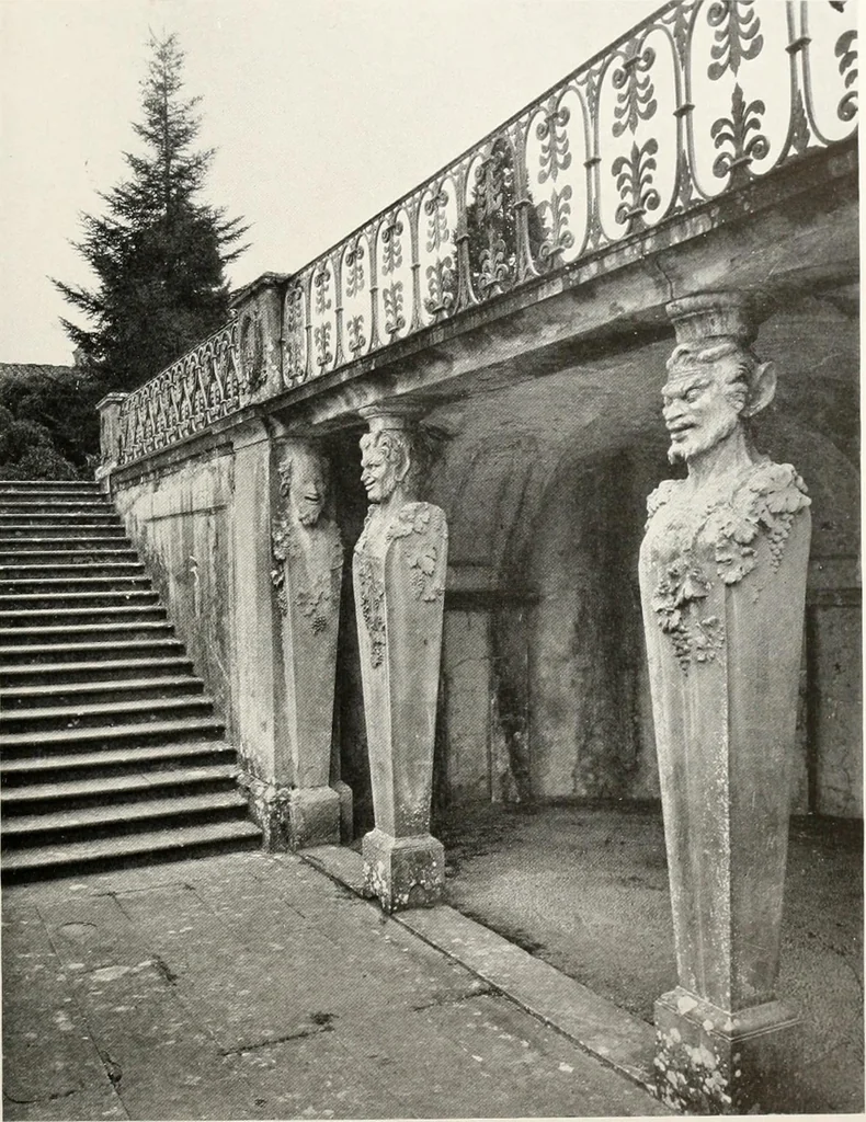 An illustration from Villas of Florence and Tuscany, 1922, leaf 240