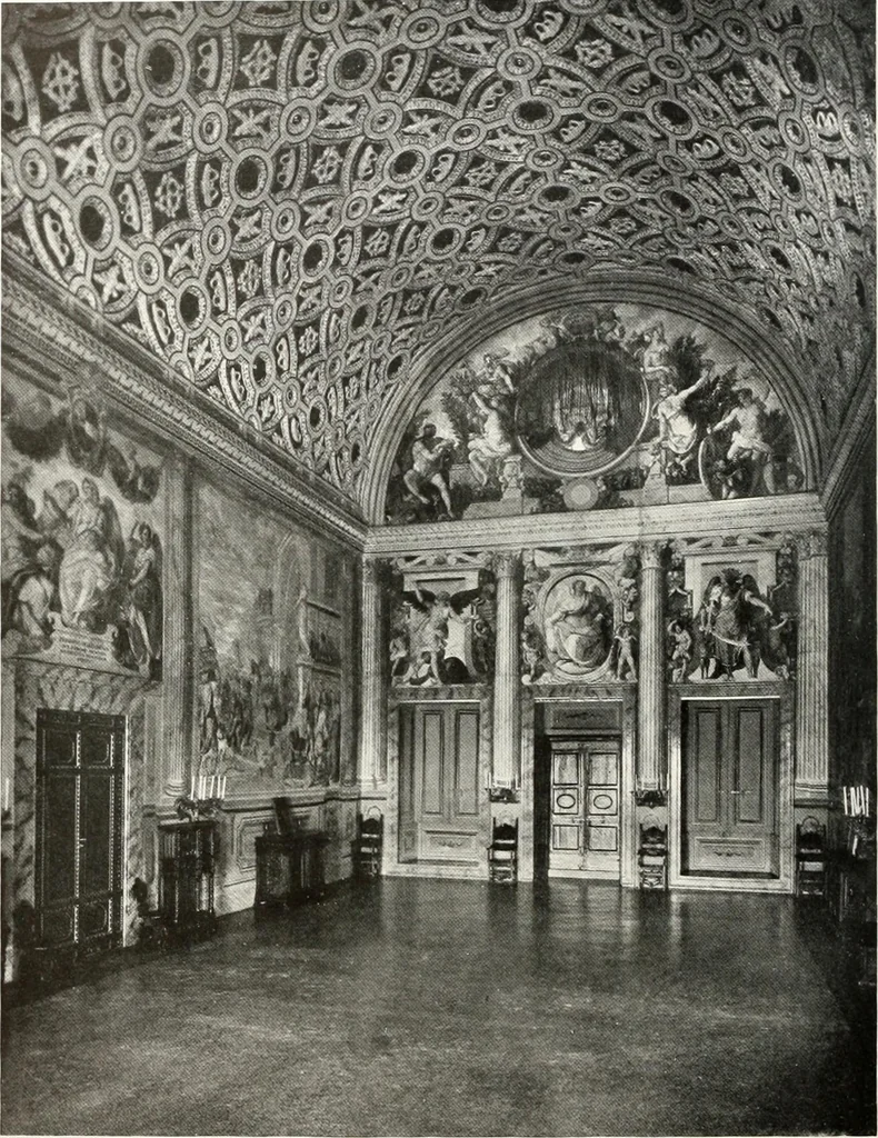 An illustration from Villas of Florence and Tuscany, 1922, leaf 241