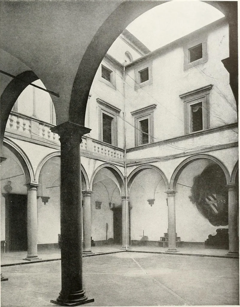 An illustration from Villas of Florence and Tuscany, 1922, leaf 252