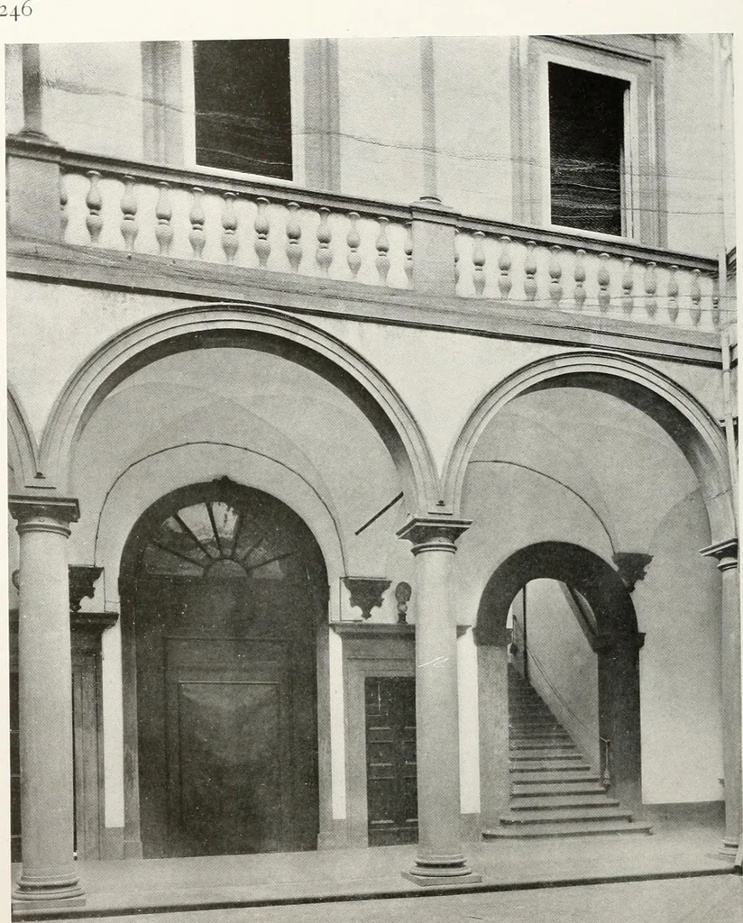 An illustration from Villas of Florence and Tuscany, 1922, leaf 253