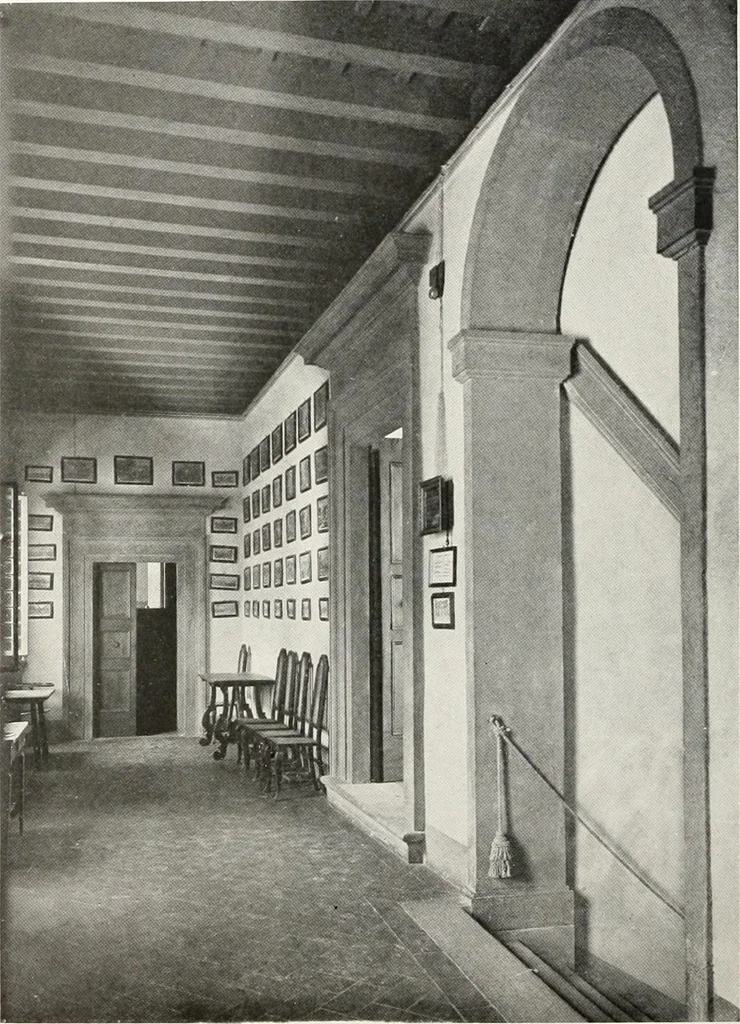 An illustration from Villas of Florence and Tuscany, 1922, leaf 255