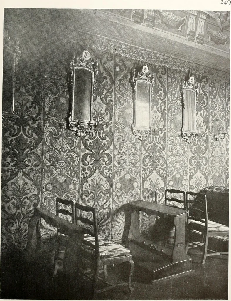 An illustration from Villas of Florence and Tuscany, 1922, leaf 256