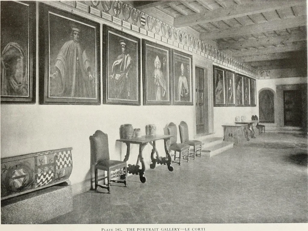 An illustration from Villas of Florence and Tuscany, 1922, leaf 257