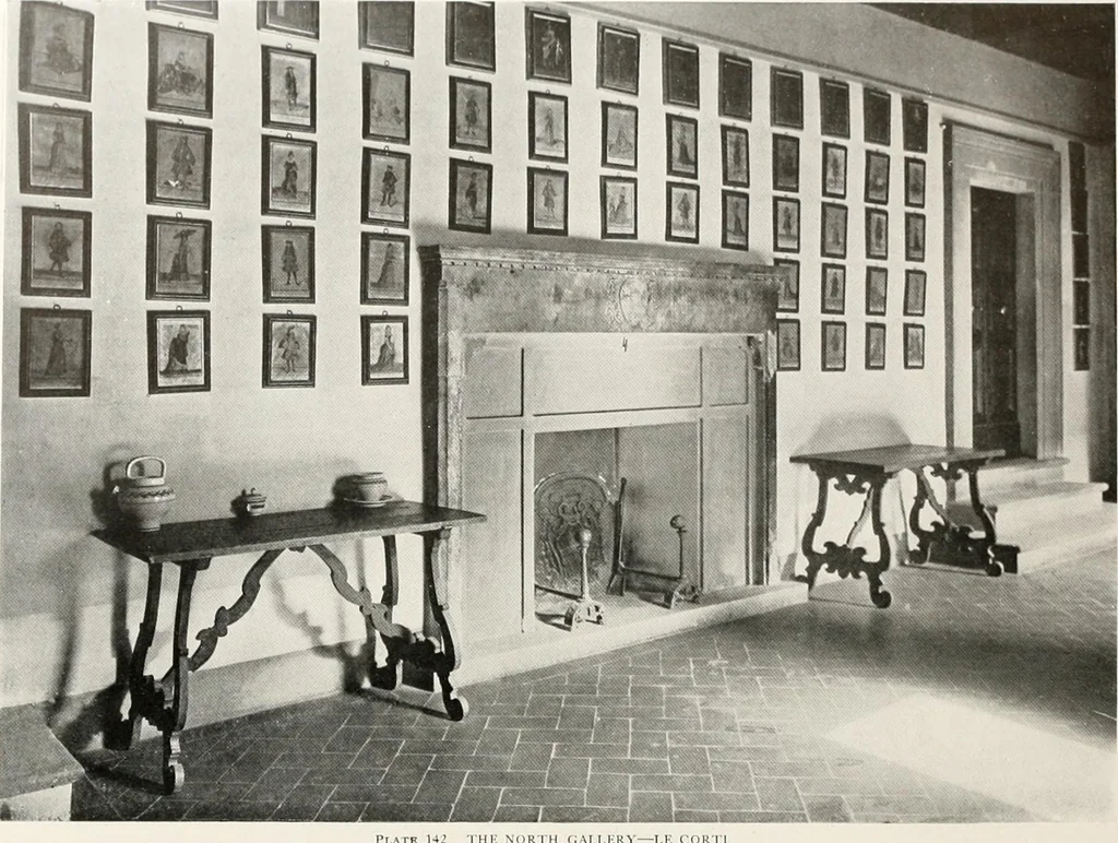 An illustration from Villas of Florence and Tuscany, 1922, leaf 258