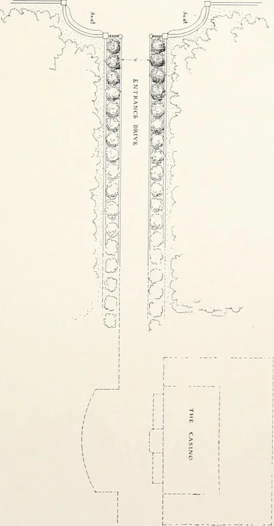 An illustration from Villas of Florence and Tuscany, 1922, leaf 262