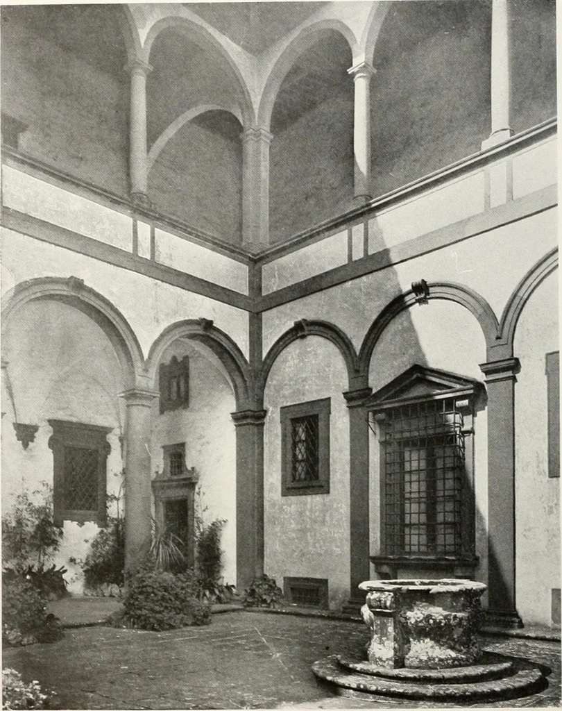 An illustration from Villas of Florence and Tuscany, 1922, leaf 267