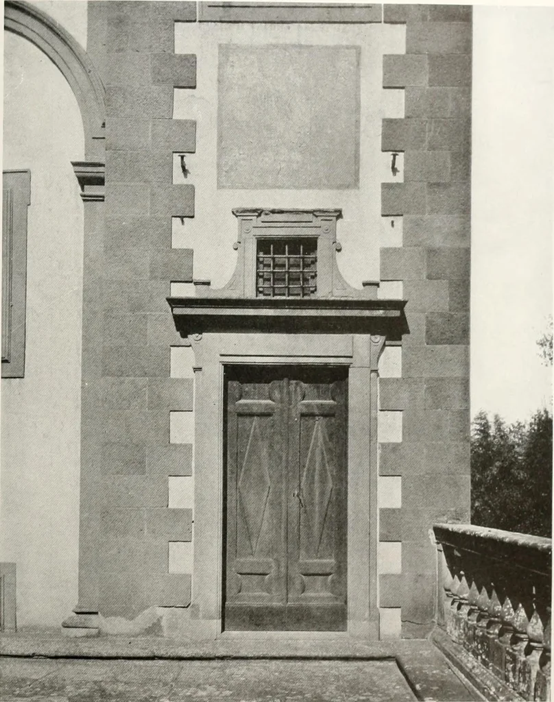 An illustration from Villas of Florence and Tuscany, 1922, leaf 268