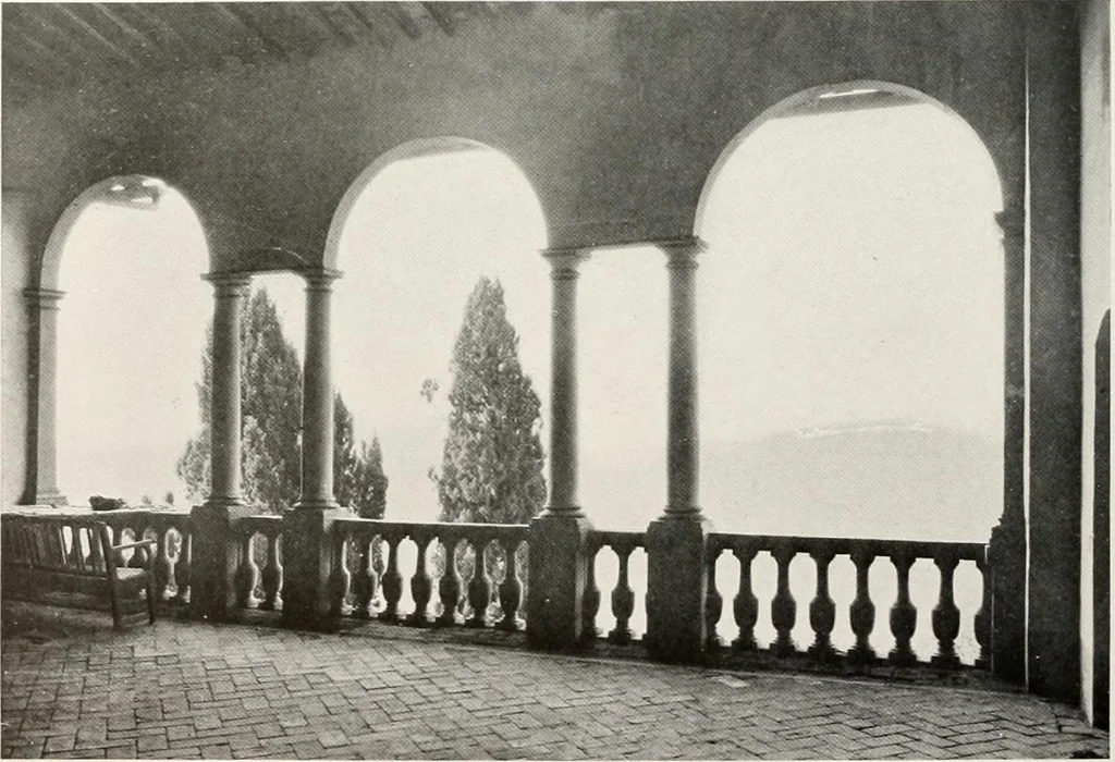 An illustration from Villas of Florence and Tuscany, 1922, leaf 269