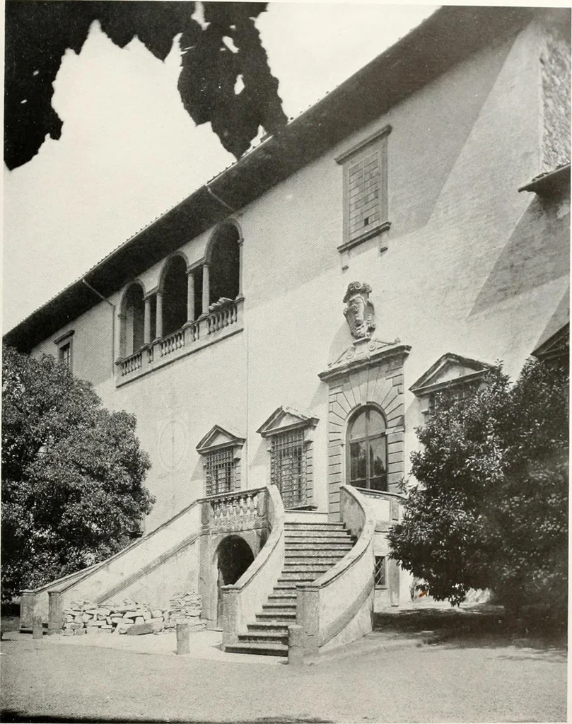 An illustration from Villas of Florence and Tuscany, 1922, leaf 272