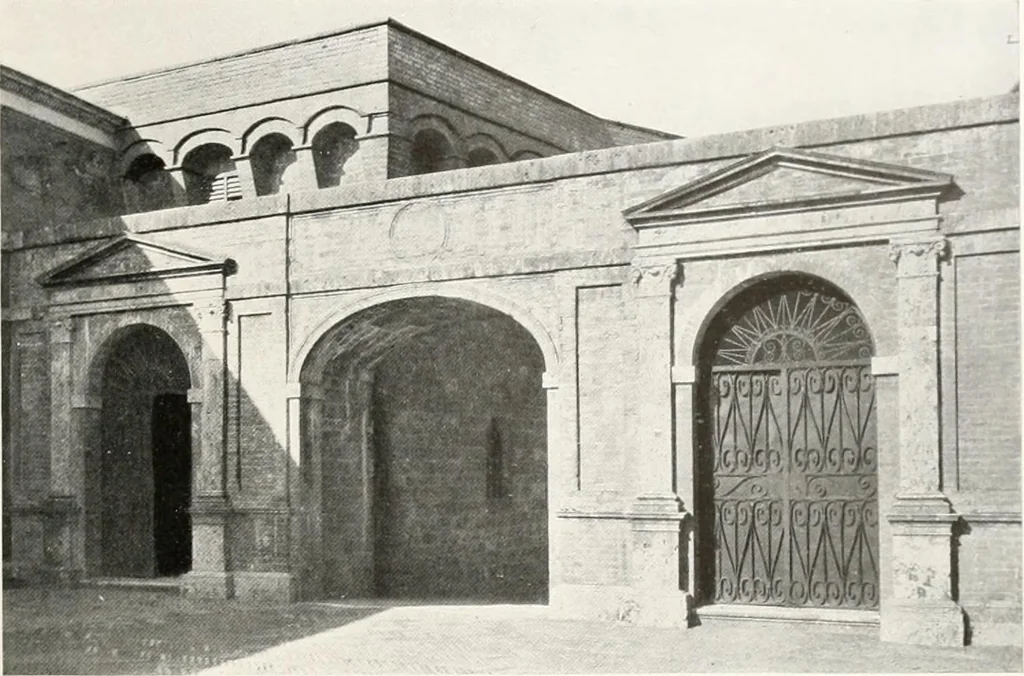 An illustration from Villas of Florence and Tuscany, 1922, leaf 282