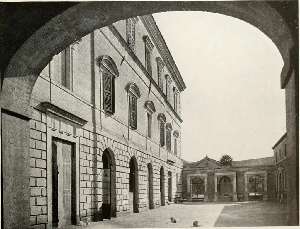 An illustration from Villas of Florence and Tuscany, 1922, leaf 282