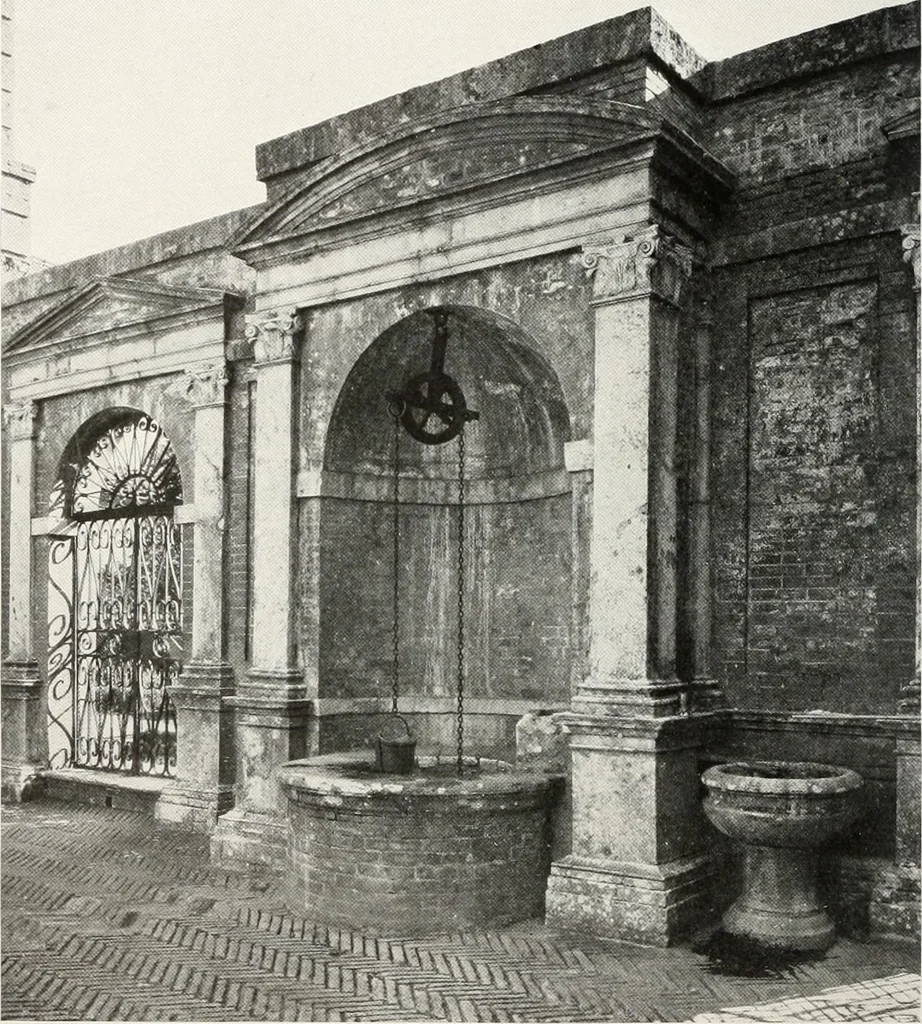 An illustration from Villas of Florence and Tuscany, 1922, leaf 287
