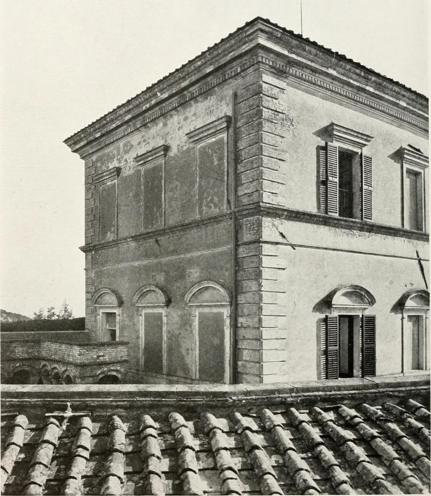 An illustration from Villas of Florence and Tuscany, 1922, leaf 289