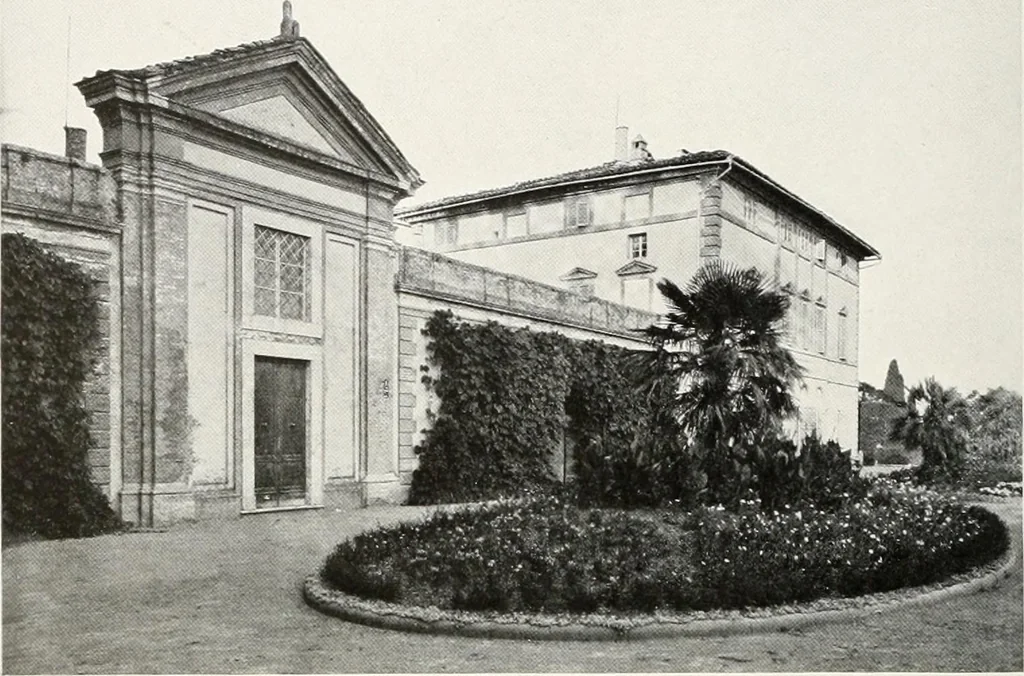 An illustration from Villas of Florence and Tuscany, 1922, leaf 299