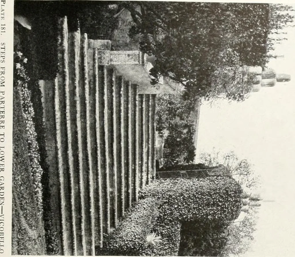 An illustration from Villas of Florence and Tuscany, 1922, leaf 300