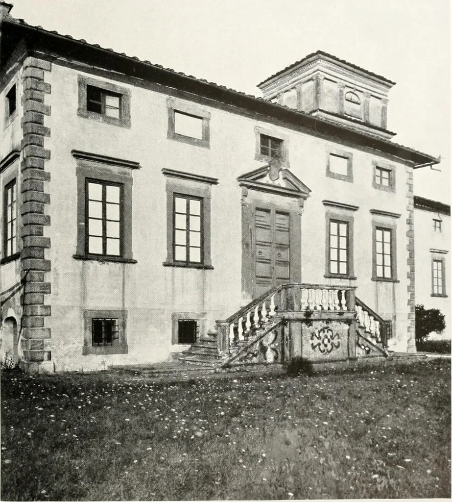 An illustration from Villas of Florence and Tuscany, 1922, leaf 308