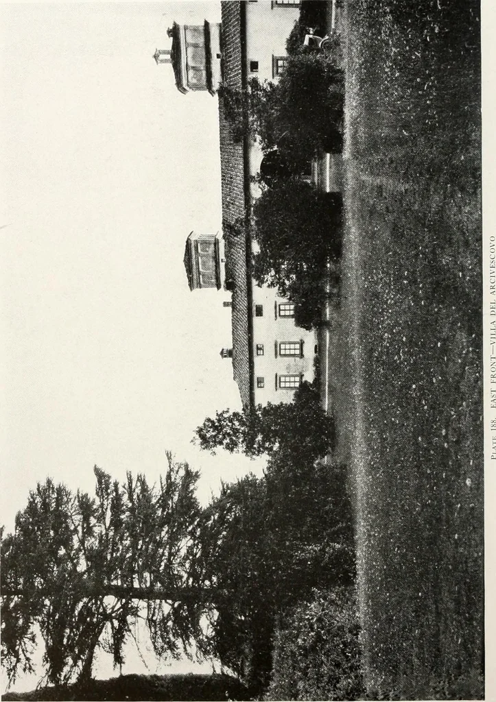 An illustration from Villas of Florence and Tuscany, 1922, leaf 309