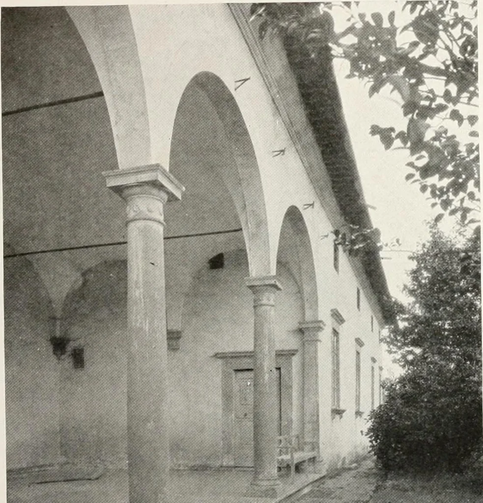 An illustration from Villas of Florence and Tuscany, 1922, leaf 311