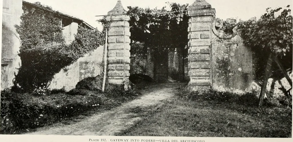 An illustration from Villas of Florence and Tuscany, 1922, leaf 312