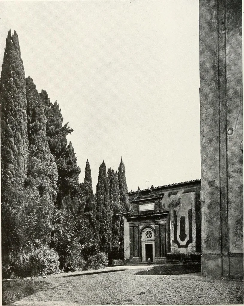 An illustration from Villas of Florence and Tuscany, 1922, leaf 319