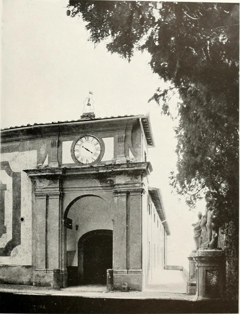 An illustration from Villas of Florence and Tuscany, 1922, leaf 320