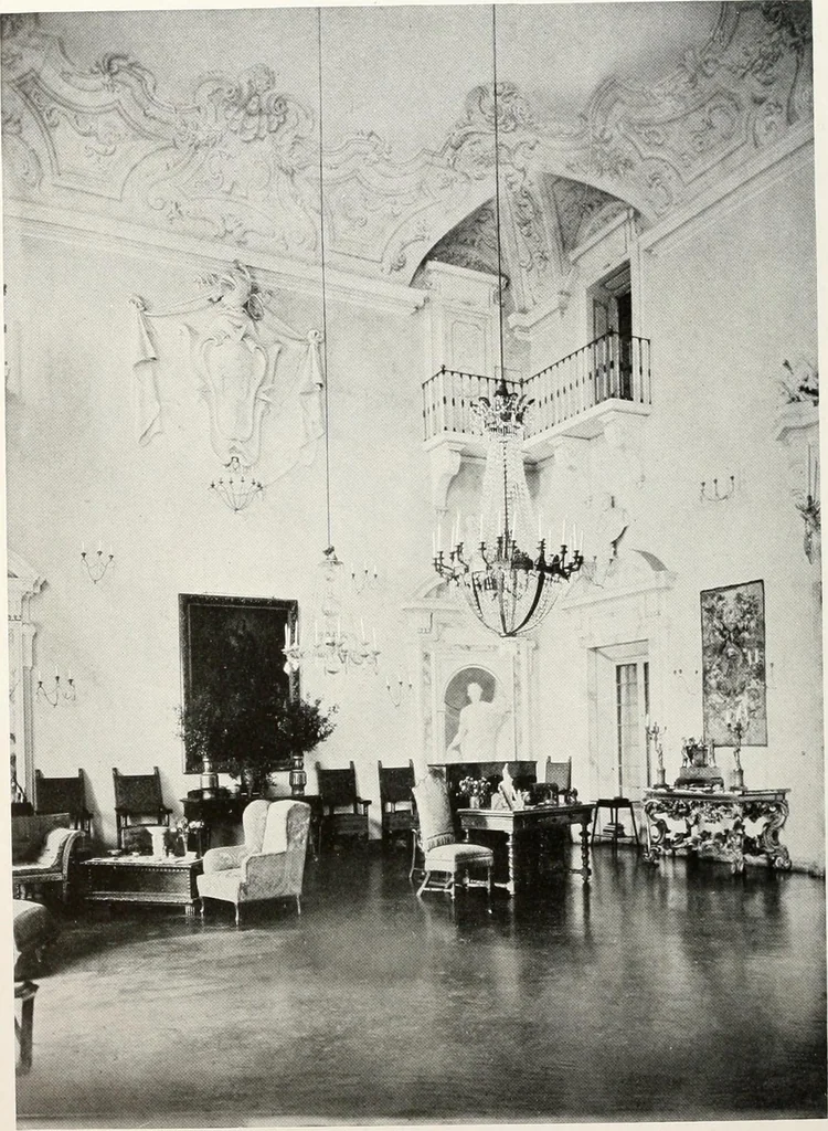 An illustration from Villas of Florence and Tuscany, 1922, leaf 323