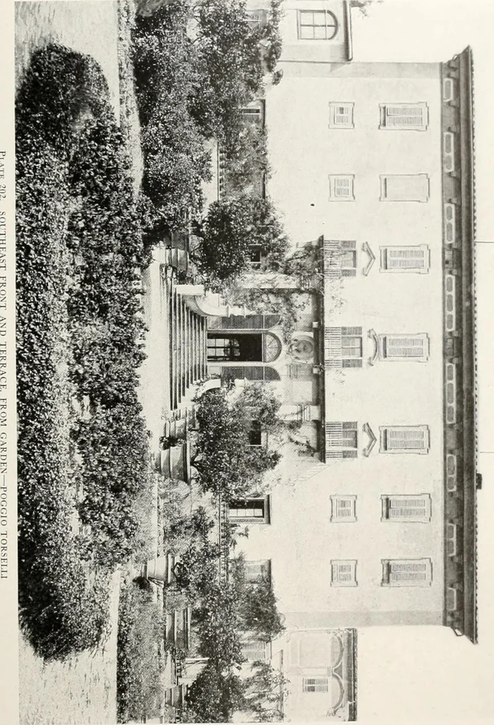 An illustration from Villas of Florence and Tuscany, 1922, leaf 324