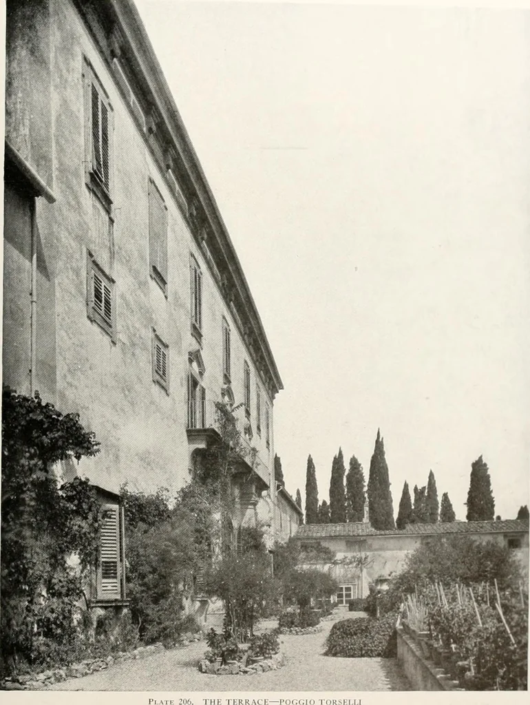 An illustration from Villas of Florence and Tuscany, 1922, leaf 328