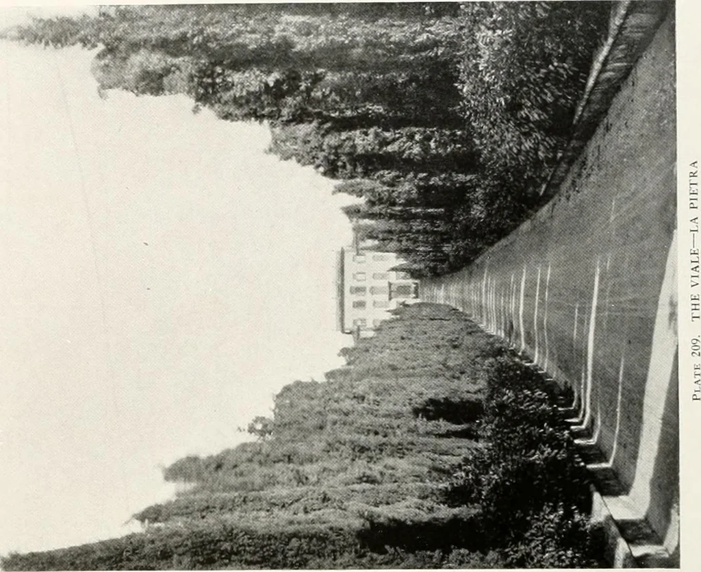 An illustration from Villas of Florence and Tuscany, 1922, leaf 333
