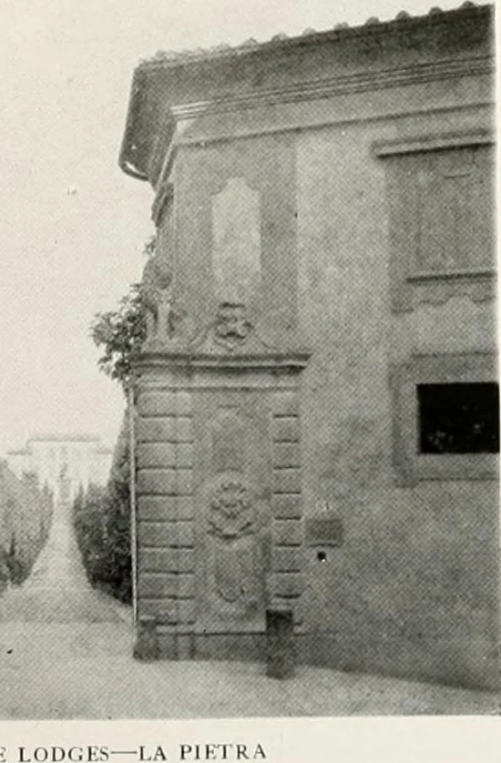 An illustration from Villas of Florence and Tuscany, 1922, leaf 333