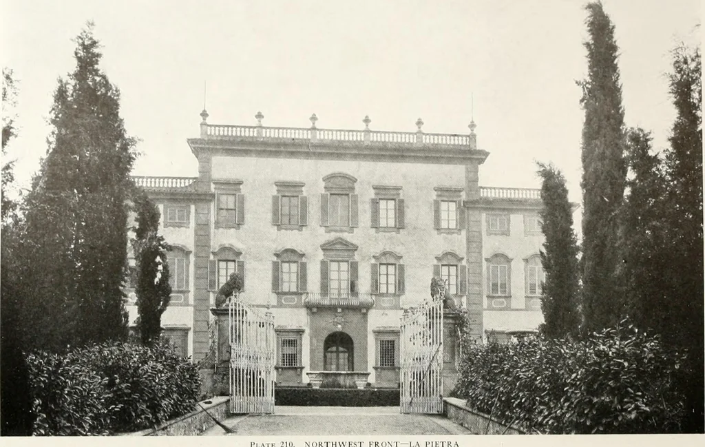 An illustration from Villas of Florence and Tuscany, 1922, leaf 334