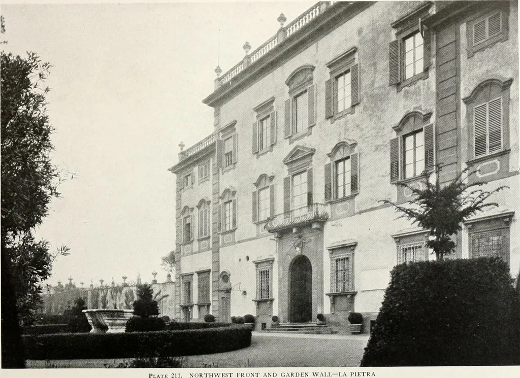An illustration from Villas of Florence and Tuscany, 1922, leaf 335